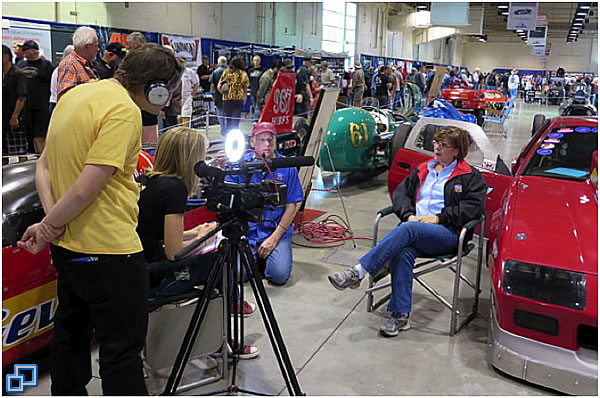 Lights, camera, action,&nbsp;&nbsp; or interview. in this case..
